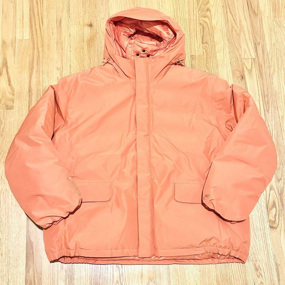Nike Tech Therma-FIT Men’s Size 3XL GORE-TEX Orange Heavyweight Full-Zip Jacket